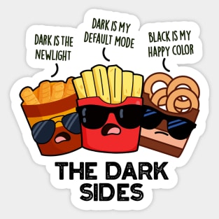 The Dark Sides Funny Fast Food Puns Sticker